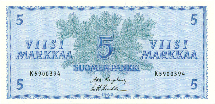 5 Markkaa 1963 K5900394